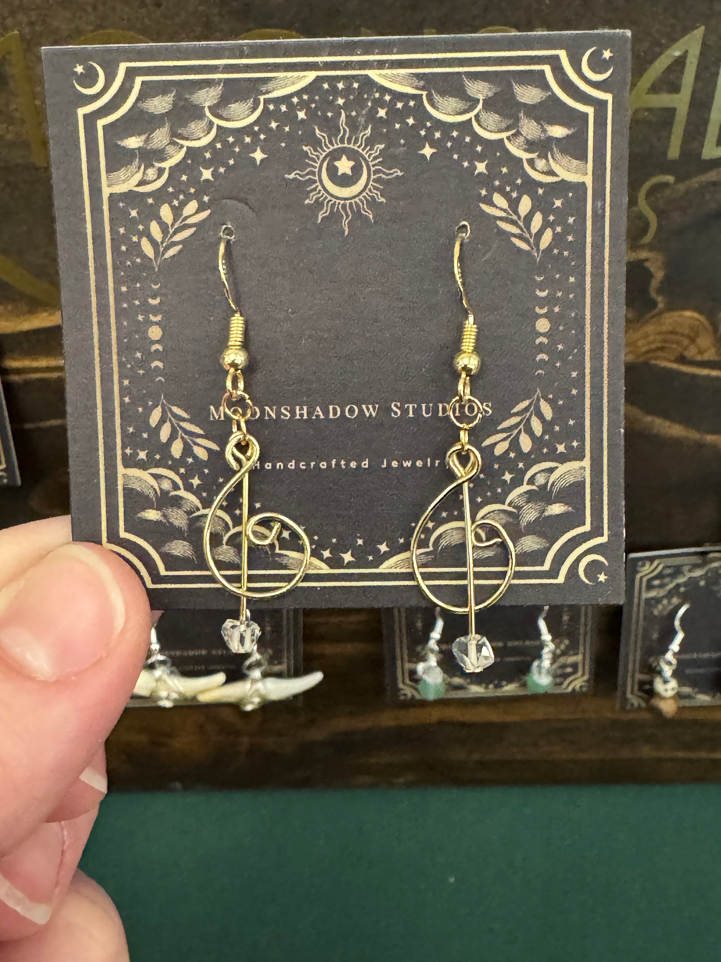 Treble clef Earrings