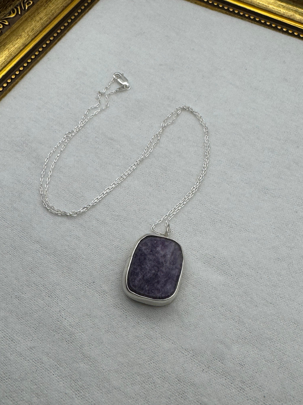 Lepidolite Pendant