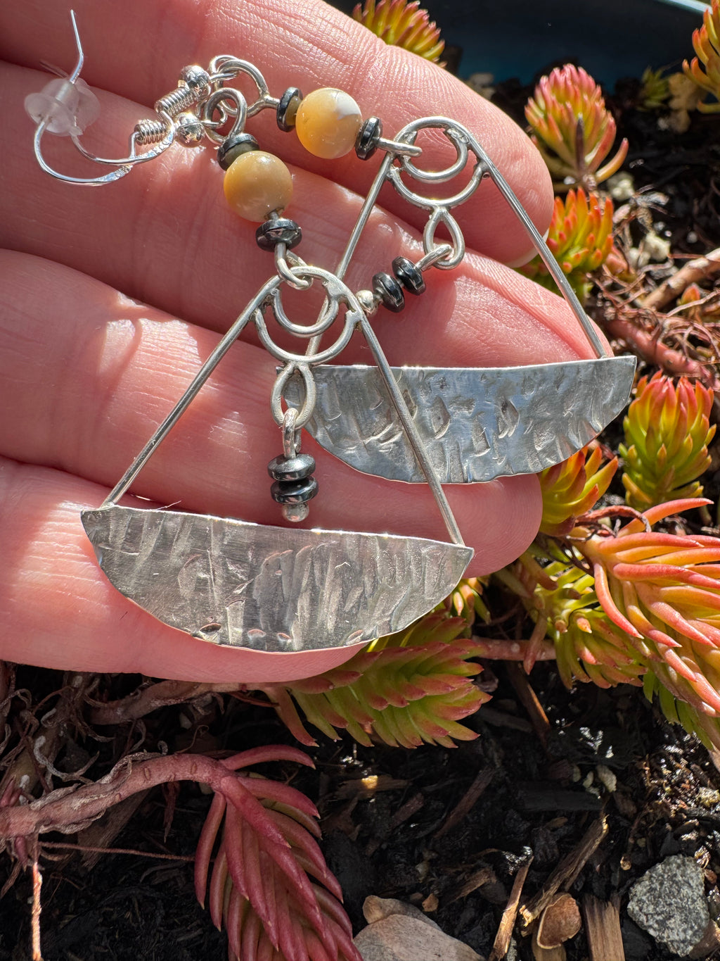 Mother of Pearl dangles