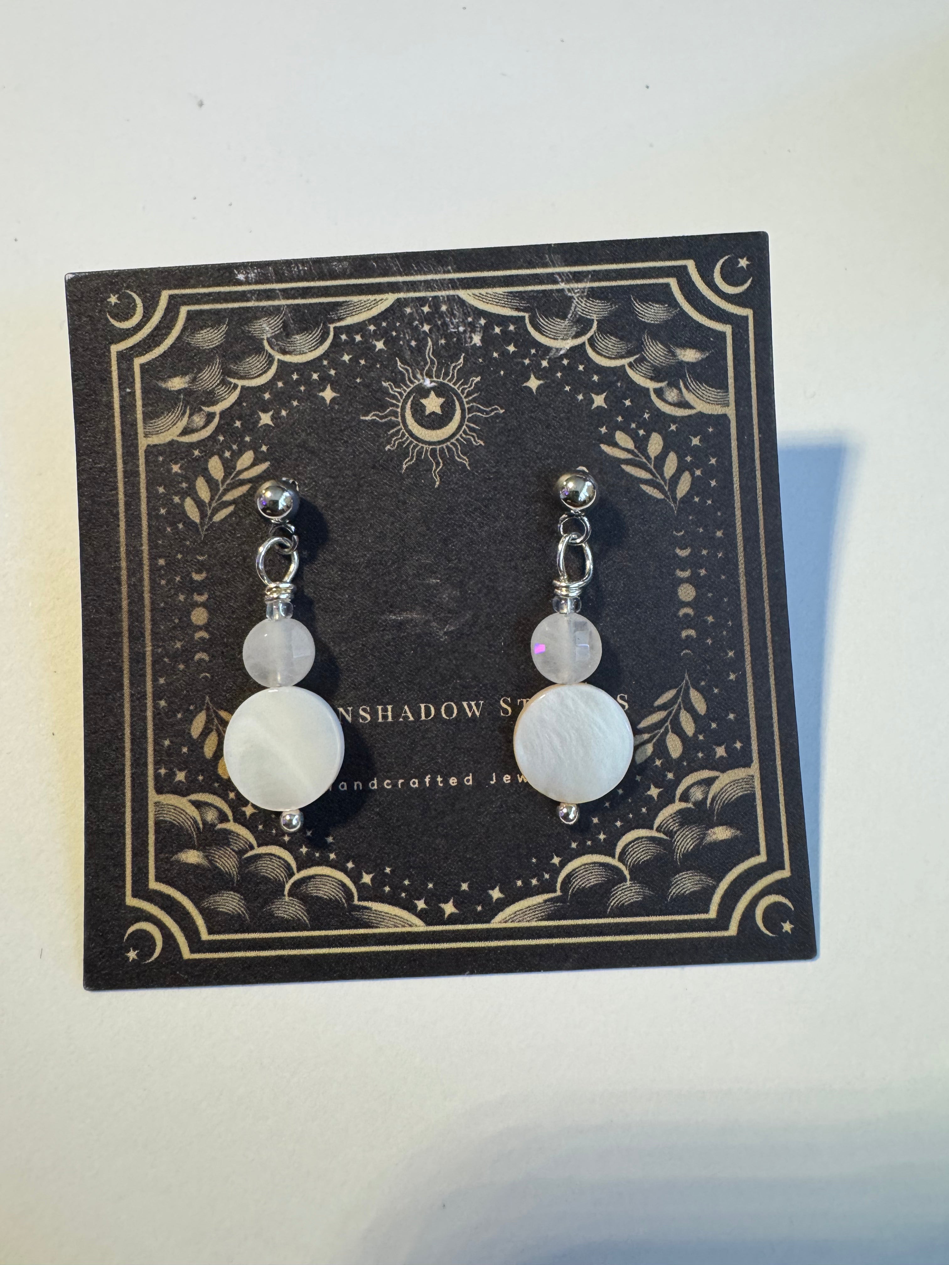 Mother of Pearl & moonstone